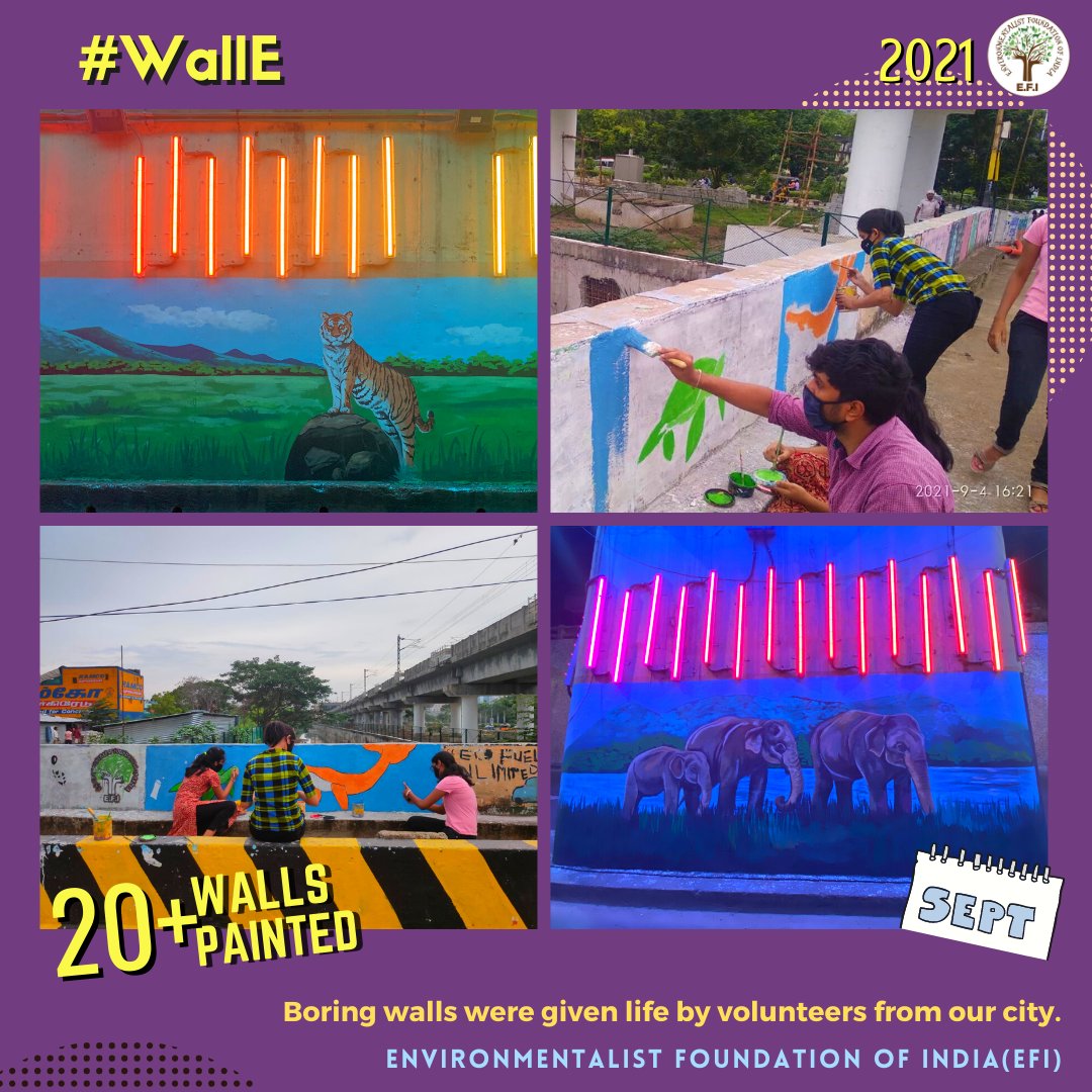 EFIVolunteer's tweet image. #September2021 of E.F.I | A month to remember!

From the Moosi Rani Sagar at Alwar to the lakes of Coimbatore, our September was quite memorable!

#EFI #2021Countdown #Rewind2021