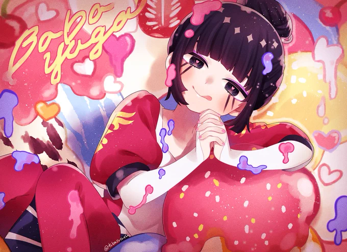 GABULI(@no965_croco)様のファンアート企画に参加させて頂きました!新曲「バーバヤーガ」のナズナちゃんです いっぱいアイスあげたい #GABULI #GABULIファンア企画 #バーバヤーガ 