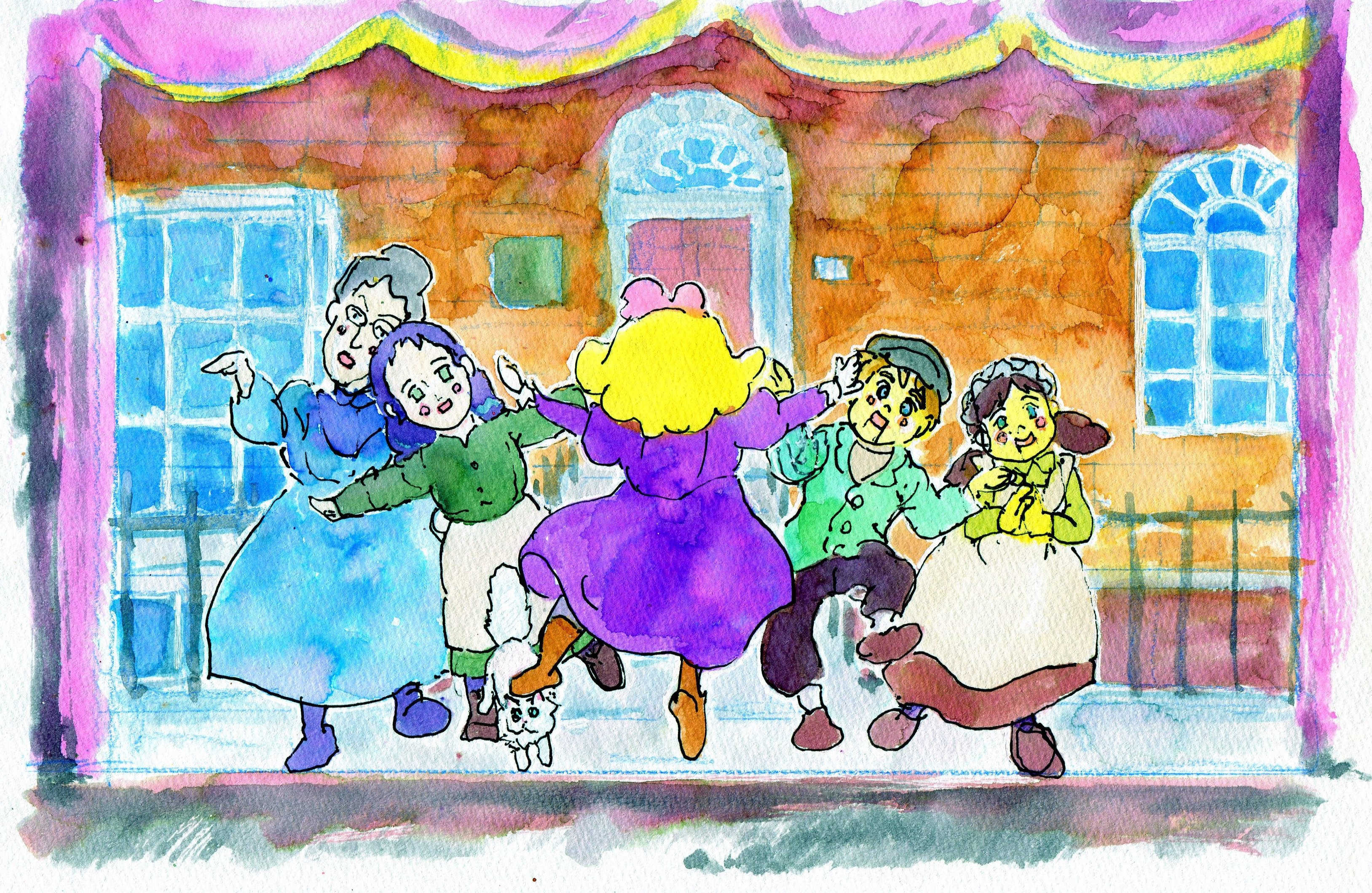 ナベキチ ワクチン3回終了おじさん 喪中 Rt Pan Edokko 先日クリスマス絵上げたいと言ってましたが その後寒さで風邪引いてました 睡眠削って作業すると体弱るしで困りますね 画は昨日なんとか描いた アニメひみつの花園のed風のセーラメンバー 一