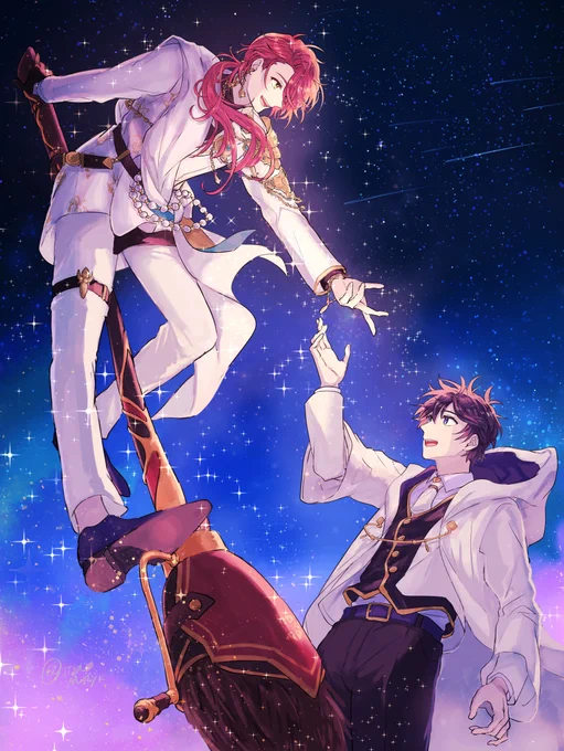 『……どうぞ手を、賢者様。』 