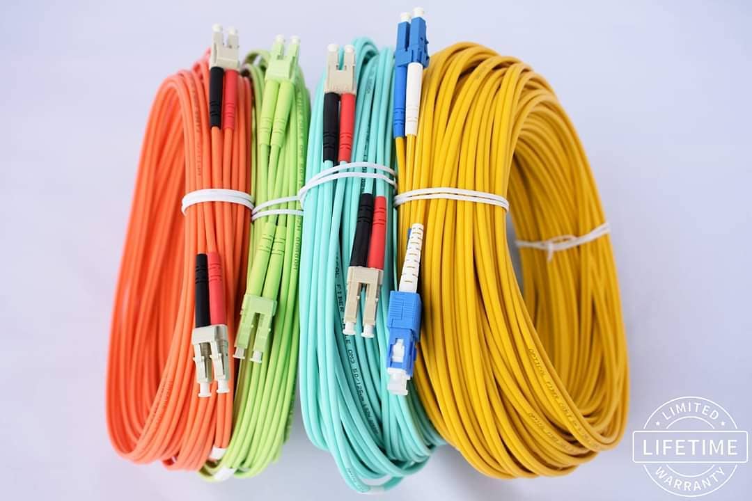 PeakOptical's tweet photo. Our kind of #rainbow 😁. PeakOptical offers both multimode and single mode fiber cables, together with a Limited Lifetime Warranty. Let us know about your network needs and we'll get you covered. 😉 https://t.co/u3q4rmscKL