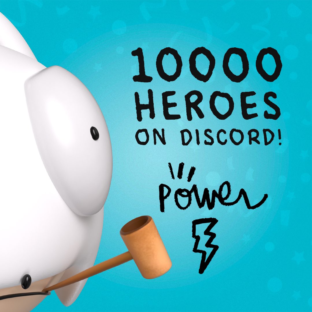 LilHeroesNFT's tweet photo. In less than 36 hours we literally broke Discord and reached 10,000 MEMBERS!
This community is AMAZING. 🚀

What an amazing milestone. Our team is forever grateful for the love you're all spreading.💙

To the moon! 🌝 https://t.co/0c1qqGjuzf