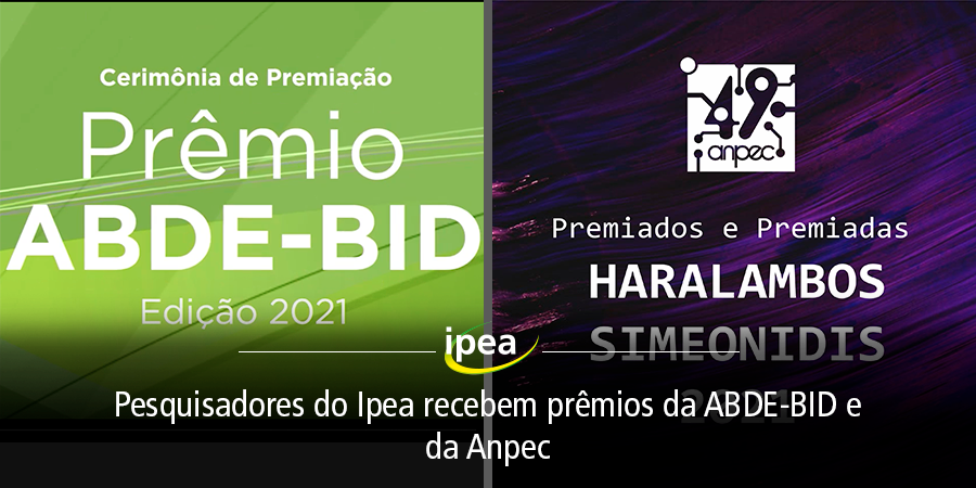 ipeaonline's tweet photo. O pesquisador do @Ipeaonline Raphael Rocha Gouvêa, da Diretoria de Estudos e Políticas Macroeconômicas (#Dimac), e Daniele Girardi, da @UMassAmherst, receberam menção honrosa do Prêmio Haralambos Simeonidis, concedido pela @anpec_br. https://t.co/5WMuHeDPs5 https://t.co/y3omM3Mbnz