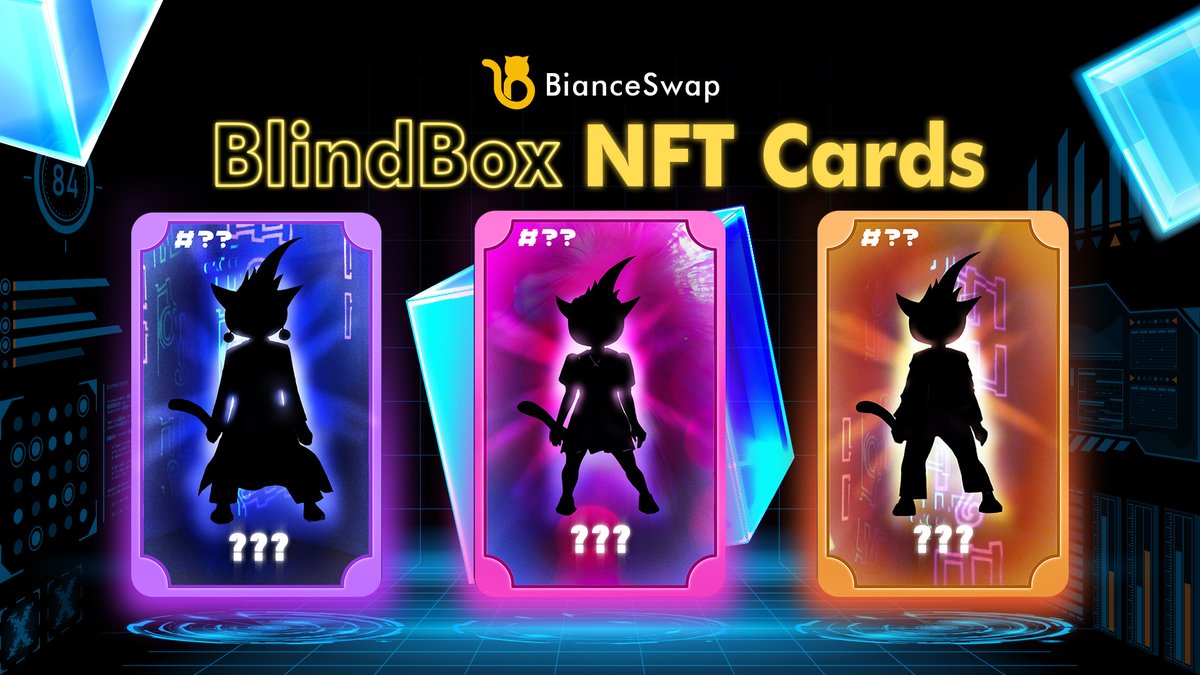 BianceSwap's tweet photo. Owning @BianceSwap NFT Nodes will provide user with the ability of earning $BNB &amp; $BNP.

User are also able to receive #mystery Blind Box which contain valuable #NFT cards based on different nodes.

These #NFT cards are also helping yo gain hash rate to mine MORE $BNP ！ https://t.co/DjZO49Cm9U