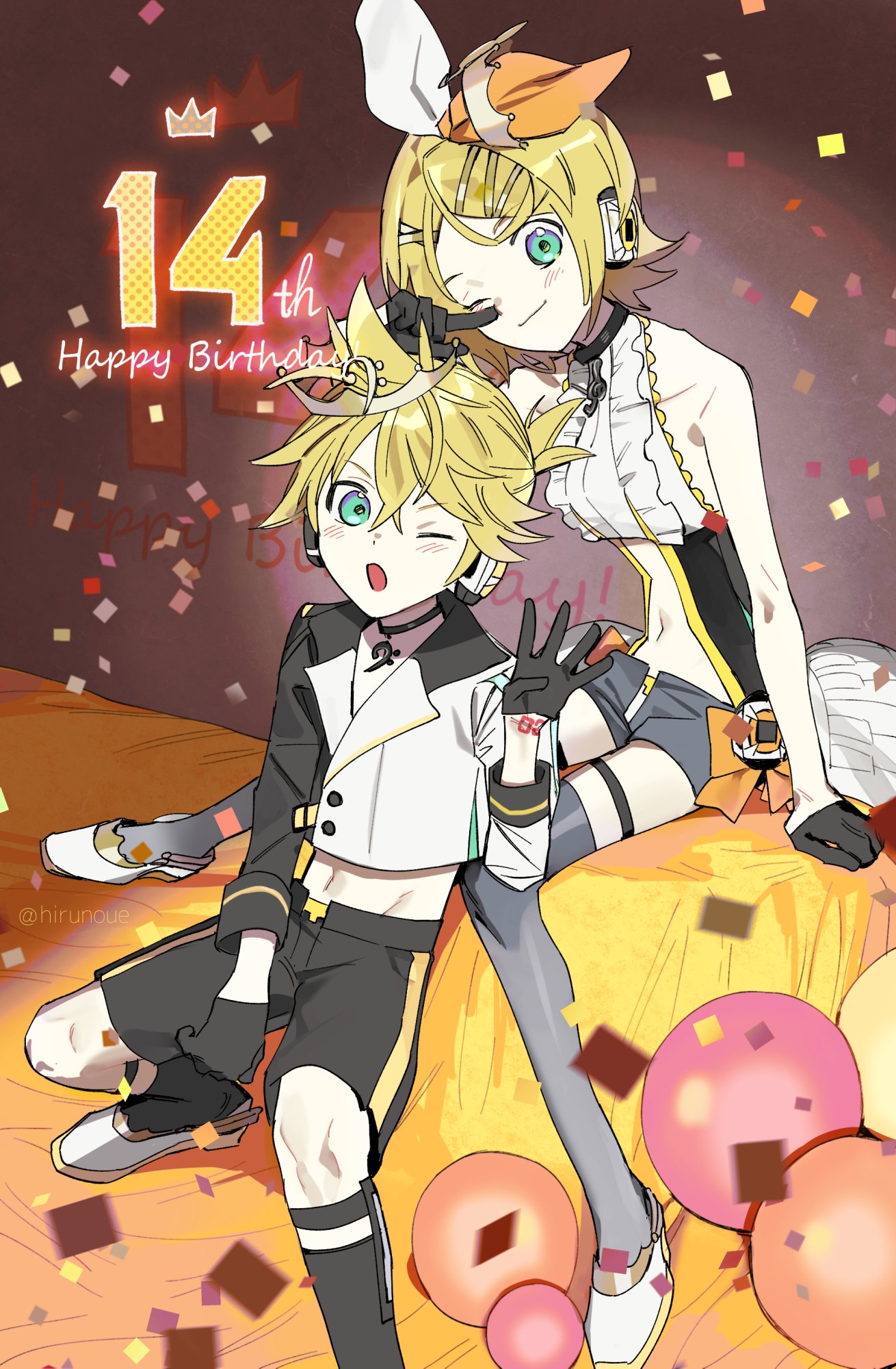 ピピ 外世とか 鏡音14誕 鏡音誕生祭21 遅れちゃった オメデトー T Co Jw4aggfyy0 Twitter