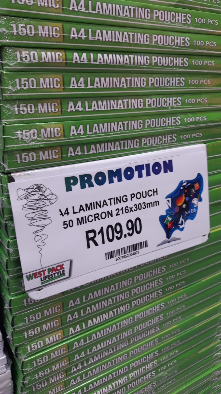 A4 Laminating Pouch 150 Micron 216X303mm