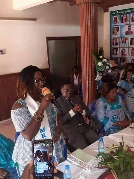 AfriqueFocus's tweet photo. Me Awasum Mispa, présidente des femmes  du MRC a été condamnée à 7 ans de prison par le tribunal militaire de Yaoundé. https://t.co/nnwUBc3quT