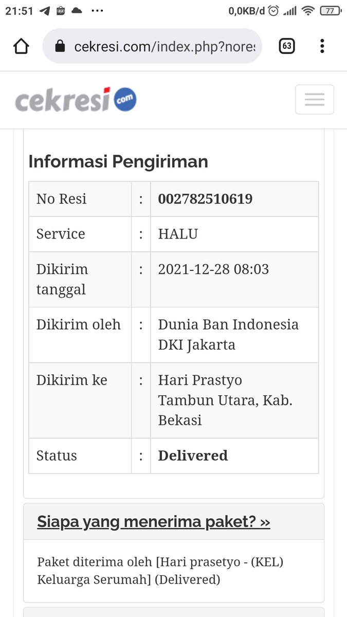CahBaguss's tweet photo. @sicepat_ekspres coba diberikan peningkatan kejujuran kurir nya, saya sekeluarga sedang pergi hari ini dan akan kembali 4 hari lagi, kenapa status paket nya terkirim dengan keterangan penerima Keluarga serumah....? https://t.co/HwWrmEygaY
