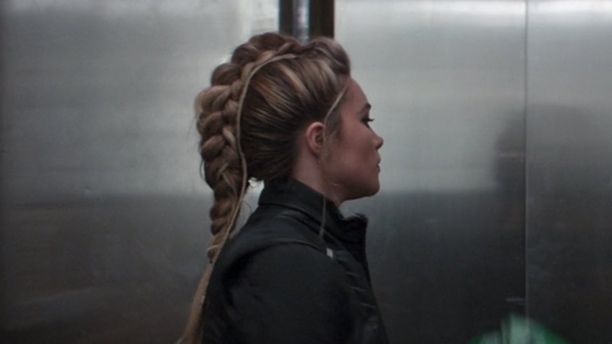 yelenaspugh's tweet photo. yelena belova’s braids. that’s it. that’s the tweet. https://t.co/Dh1jgHudIW