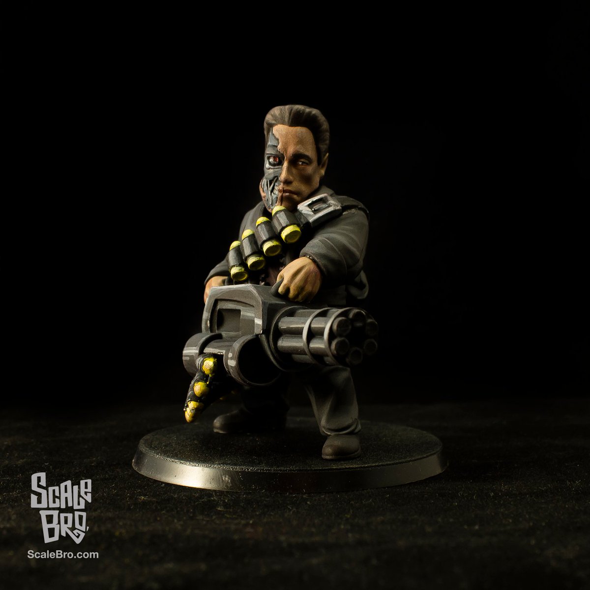 CartoonMiniatur's tweet photo. Terminator painted!
«Hasta la vista, baby»
Miniature comes with two heads

👉Buy : https://t.co/6zyxSotY7R

Character design, 3D model, 3D printing, casting and painting by Scalebro

#miniatures #paintingmodels #minis #miniaturespainting… https://t.co/eKzG9B1pSJ https://t.co/SdO0g5fXmd