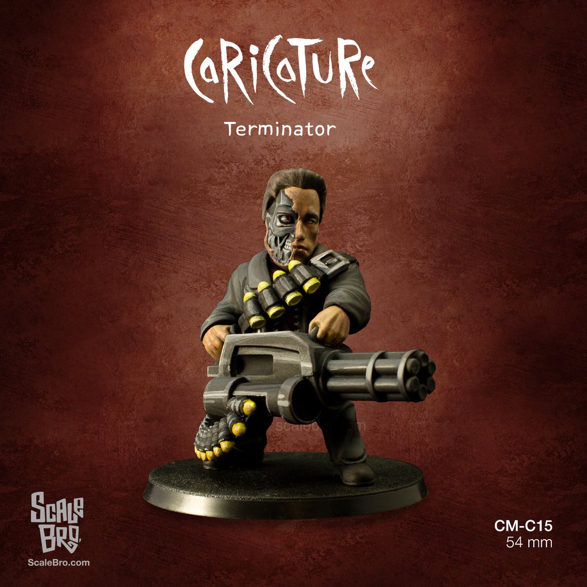 CartoonMiniatur's tweet photo. Terminator painted!
«Hasta la vista, baby»
Miniature comes with two heads

👉Buy : https://t.co/6zyxSotY7R

Character design, 3D model, 3D printing, casting and painting by Scalebro

#miniatures #paintingmodels #minis #miniaturespainting… https://t.co/eKzG9B1pSJ https://t.co/SdO0g5fXmd