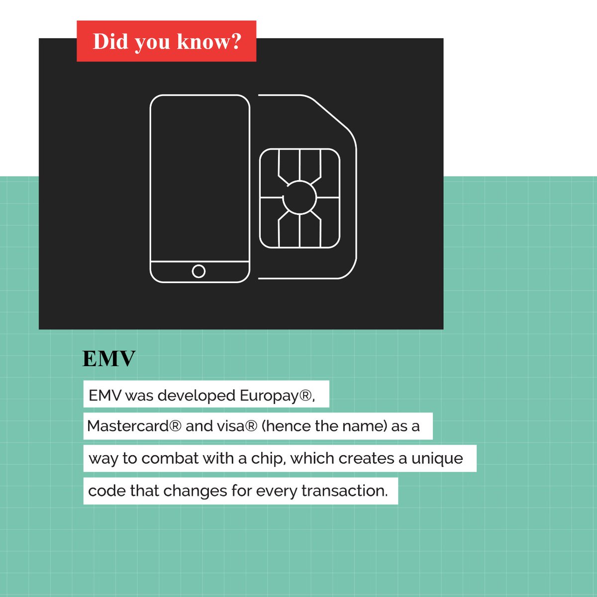 officialanystr's tweet photo. #DidYouKnow what #EMV is?
#Europay, #MasterCard, #Visa, or in other words, EMV, is currently the most #secure way to run #transactions from a plastic #creditcard or #debitcard.
Enhance Your #RetailKnowledge with #Anystr. Follow us for more updates.

#retail #Didyouknowfacts https://t.co/cJOPOVDAEa