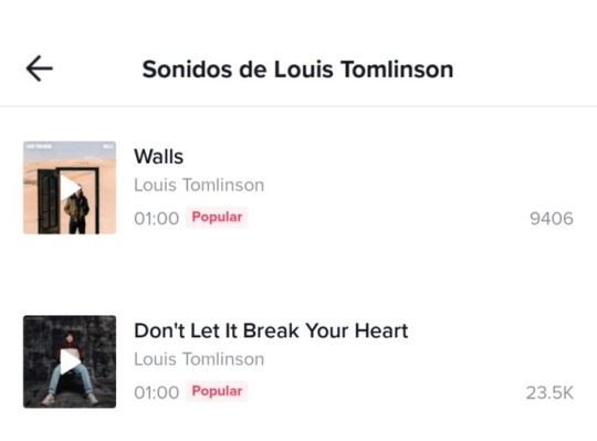 prlouistbr's tweet photo. 📲|| Walls de Louis Tomlinson são oficialmente músicas populares no TikTok! Lembrando que tivemos o #dlibyhproject pra promover DLIBYH e agora estamos no projeto #wallsto50m! É ótimo ver alguns resultados!🤍 #LouisTomlinson #Walls https://t.co/tbjP5cSLQU