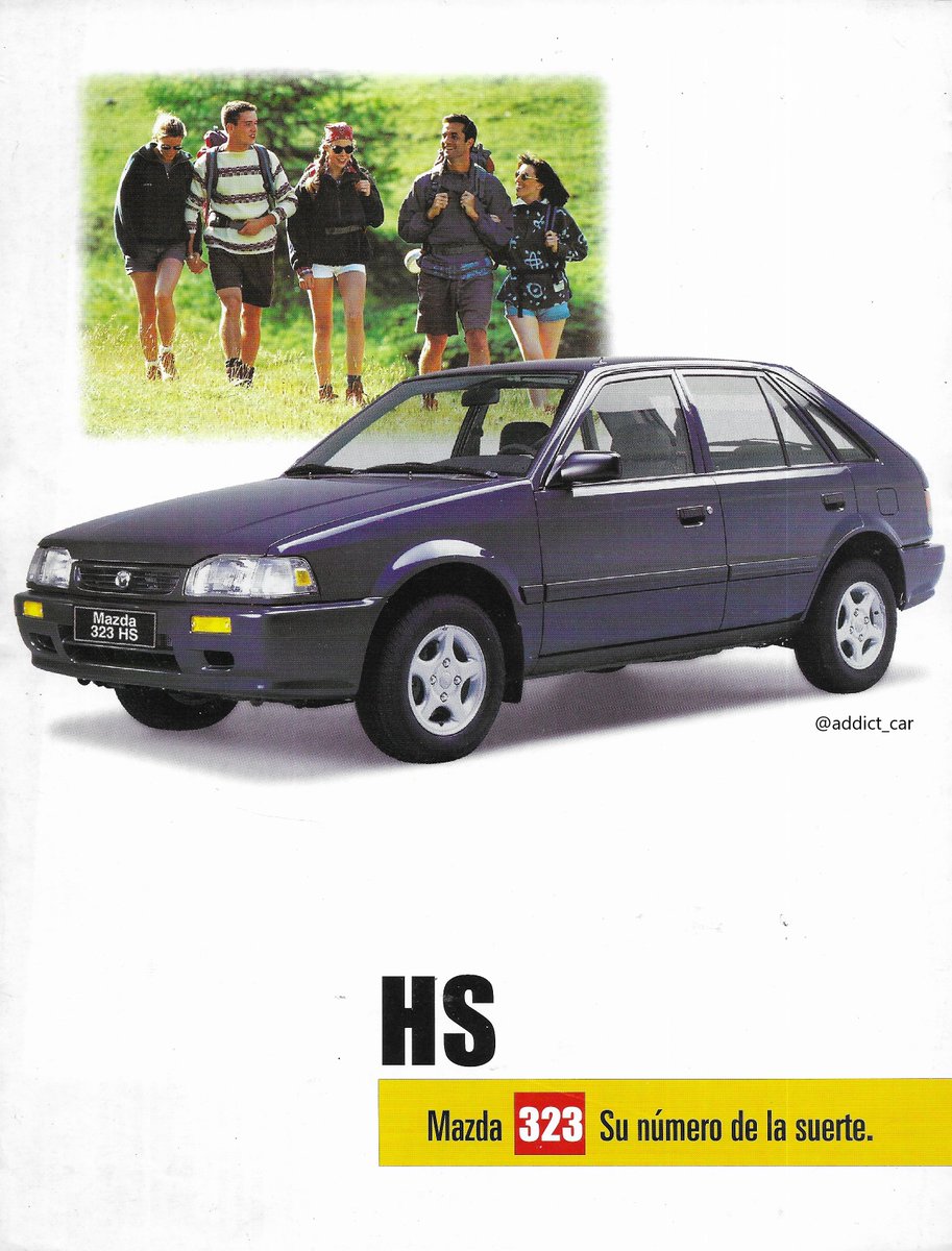 The third-generation Mazda 323 was launched in 1985 and was