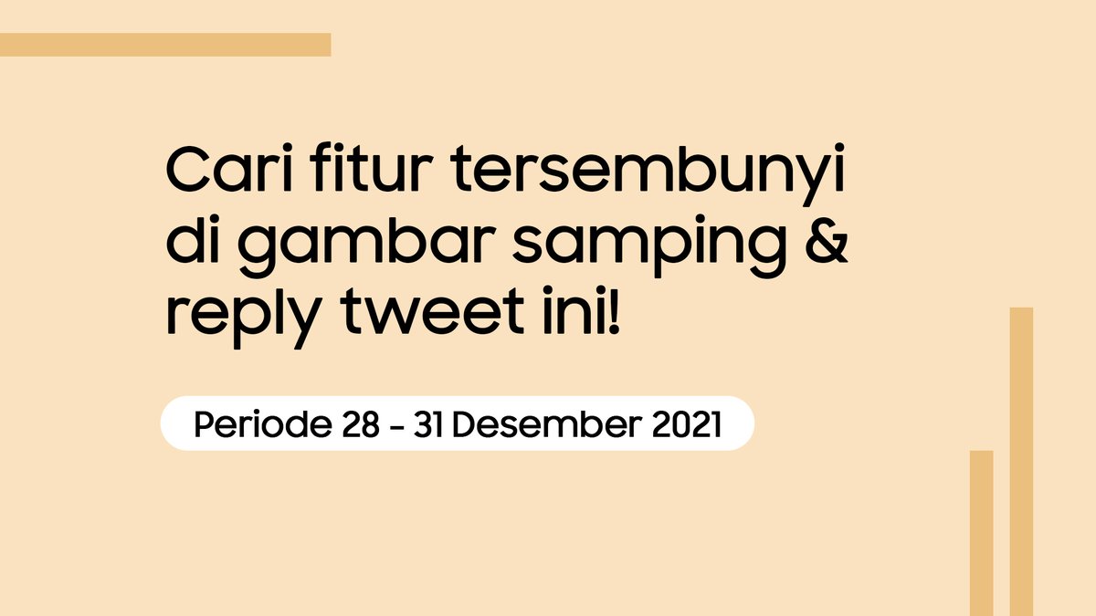 🎁GIVEAWAY Galaxy Z Flip3 5G🎁
Rayakan new year, new Galaxy dengan ikutan kuis ini!

Mekanisme auto-win:
✅ RT tweet ini
✅ Sebutkan fitur yang kamu temukan di foto
✅ Pakai #ItsFoldableEra &amp; #GalaxyZFlip3
✅ Pastikan akun twitter kamu gak di-private