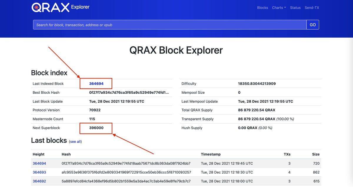 qrax_official's tweet photo. Attention to everyone. The next decrease in the reward will occur at block height 396000. The decrease in rewards will take place in this way: ordinary nodes will receive a reward of 2 QRAX / master nodes (with 50,000 QRAX) will receive 10 QRAX each. #qrax #crypto #blockchain https://t.co/6IjeSqsR5U