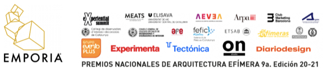 Fefic24's tweet photo. Enguany la #Fefic formem part del jurat de la 9a edició dels Premis Nacionals d'Arquitectura Efímera de @veredictas. Si vols participar, inscriu les teves obres fins el 24/01/22.
https://t.co/r97UWvObgX
#veredictas #premiosemporia https://t.co/1S4SFOLZQe