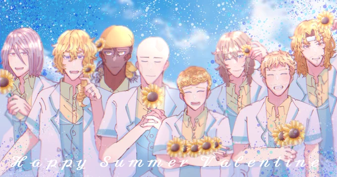 #自分が選ぶ今年の4枚 これかな〜今年は主将ズいっぱい描けてハピハピでした 