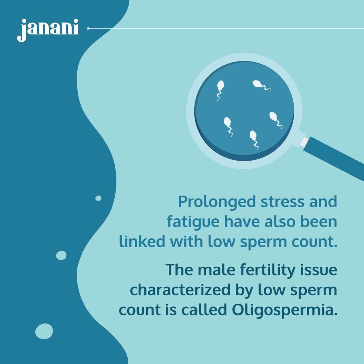 JananiLife's tweet photo. Is it a coincidence that in a world where people are suffering from significantly more stress and fatigue than a few decades ago, 50% of all fertility issues are due to men’s sperm health? 
 #SemenTesting #MensSpermHealth #SexualWellness #Stres #JananiLife #Oligospermia https://t.co/AvGxAlBOiR