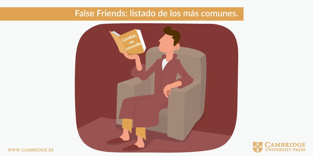 CambridgeEngSP's tweet photo. Sabías que se les denomina false friends o falsos amigos aquellas palabras parecidas en dos lenguas, pero que en cada una de ellas significan cosas diferentes.
Por eso es importante conocerlas ¡Aquí van los false friends más comunes!

👉 https://t.co/fPCqhmcYJw 

#Blogcambridge https://t.co/4PS2HDhsWL