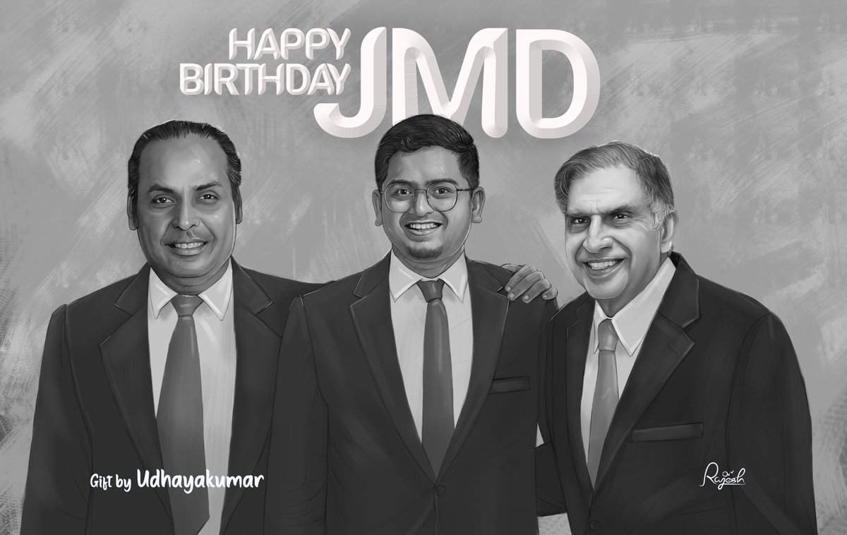 renaatusproj's tweet photo. Three Indian Business Tycoon has born on the same day and Month

Dhirubhai Ambani @reliancegroup
Ratan N Tata @RNTata2000 
Manoj Poosappan @mjpoos 

Many More Happy returns of the day. We wish and pray for a successful years ahead. #renaatusprojects #infrastructureprojects https://t.co/fNZV7esSYa