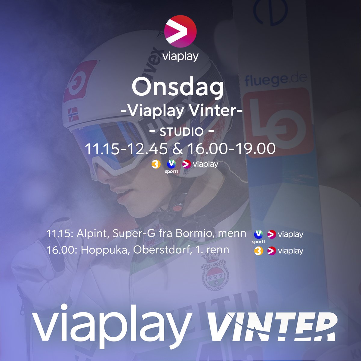 Nå starter endelig Hoppuka! #ViaplayVinter