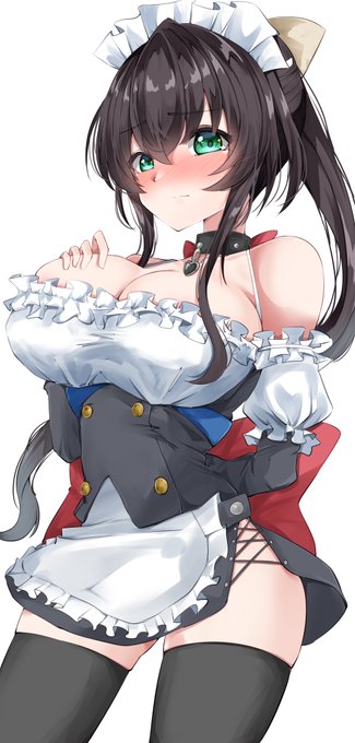 ドスケベメイド衣装を着た千香瑠様。 