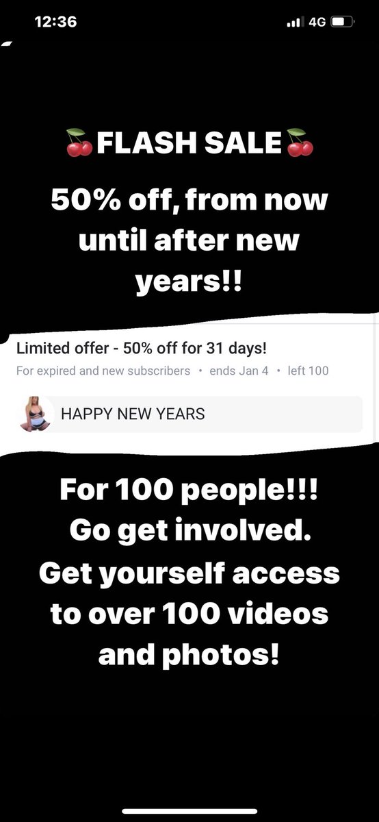 tess78499232's tweet photo. 50% off for 100 fans!! 🍒

Head over to my onlyfans for 50% off, and access to 100’s of videos and photos🍆

https://t.co/NlJV14sEiV

#onlyfans #onlyfansslut #followme #HornHub #Giveaways #AdultWork https://t.co/xMp55PTajs