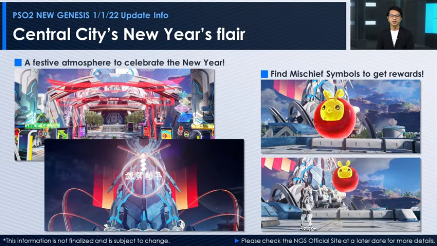 ArksCrack's tweet photo. NGS Headline Information Part 01
🔸Central City's New Year's Flair [1/1]
🔸Winter Event Pt 1 [1/12] 

#PSO2NGS #NGS #NGSHeadlineRecap #PSO2 #NGSHeadline #PhantasyStarOnline2 #NewGenesis_PSO2 https://t.co/1S4uRJiVp3
