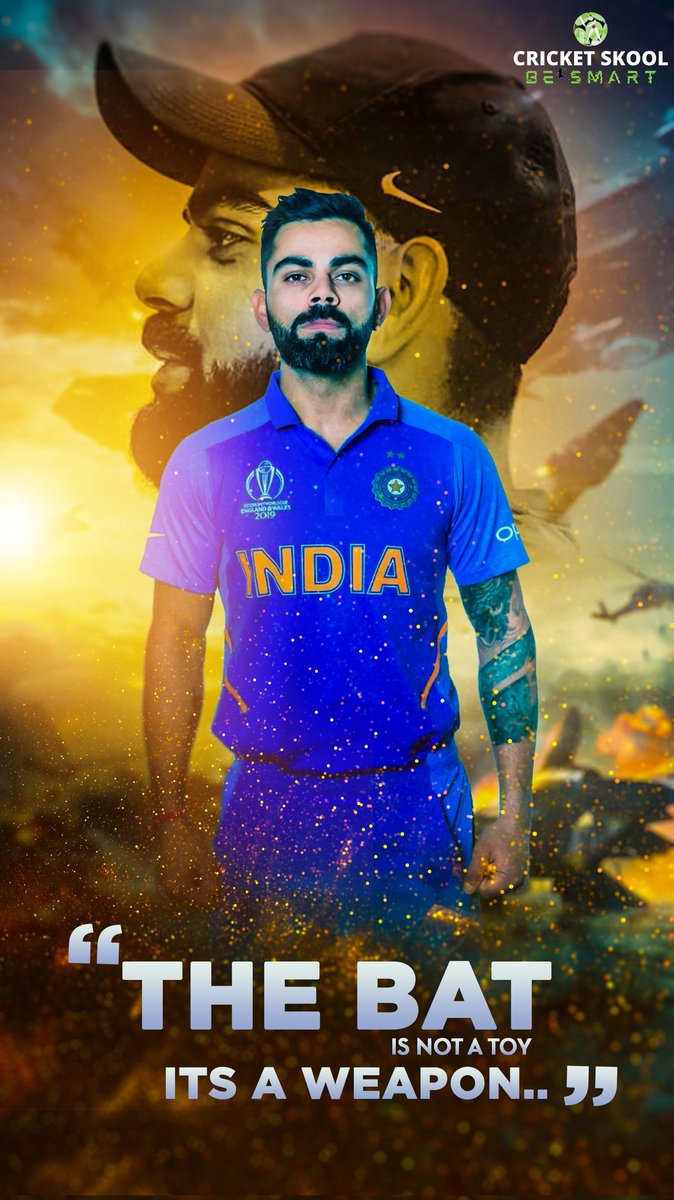 CricketSkool's tweet photo. "The Bat Is Not A Toy Its A Weapon"
.
.
.
.
#cricket #cricketskool #quoteoftheday
#quote #motivational #quotes #viratkohli #bat #ball #bcci #indiancricketteam https://t.co/q6cCIEKMFL