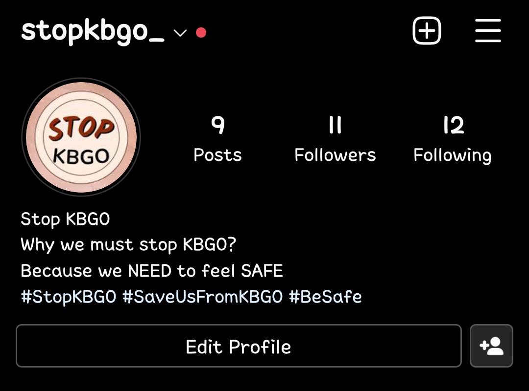 adpwoonie's tweet photo. halo cey disini, utk keperluan tugas akhir aku disuruh bikin campaign bertemakan kekerasan seksual, jadi aku mutusin buat bikin campaign #StopKBGO. karena followers nya masih jauh dari angka minimal (50) jd aku minta tolong buat RT/follow akun ig ini, makasih! https://t.co/bArjp3tnWA