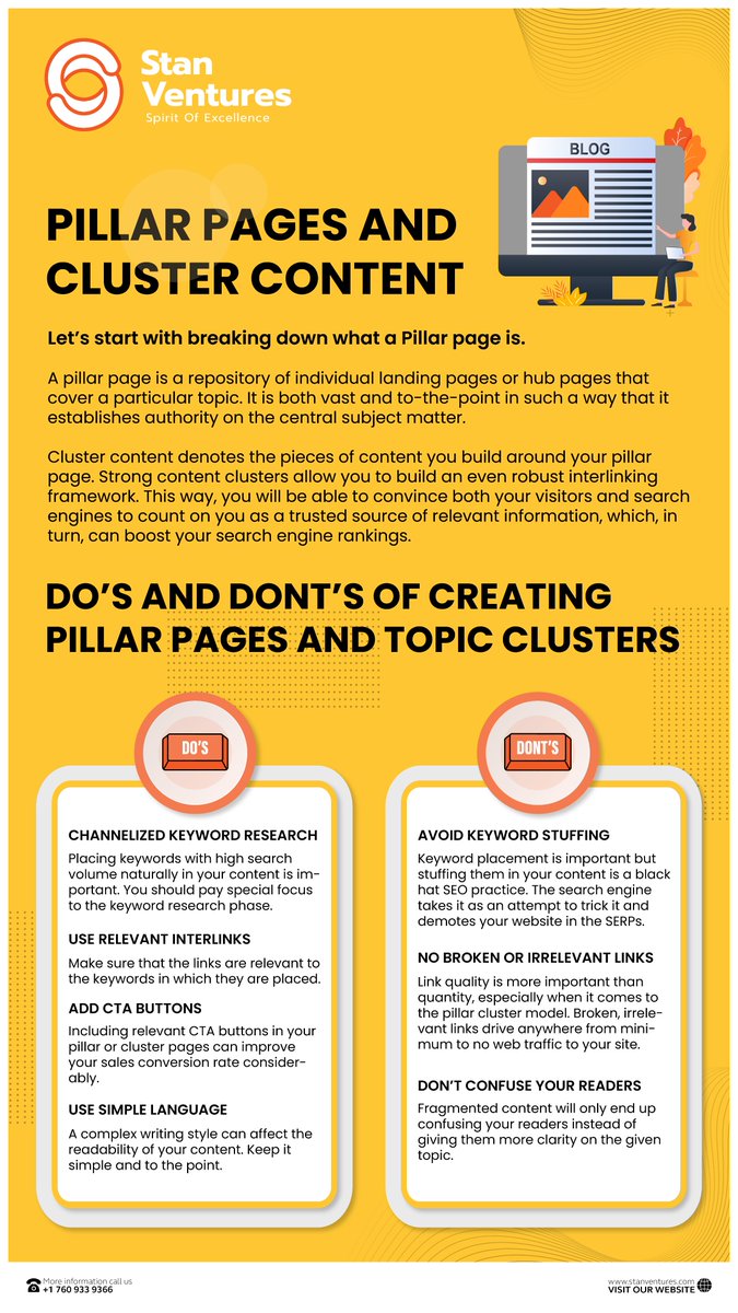 stanventures's tweet photo. While SEO is a dynamic space, the search engine algorithm updates advocating a super-smooth user experience are always weaved around user-engaging content production and healthy link building.
Read More @ https://t.co/4boltwv6Kt
#seo #sem #serp #pillarpage #clustercontent #ux https://t.co/Cr0x0L6Df6