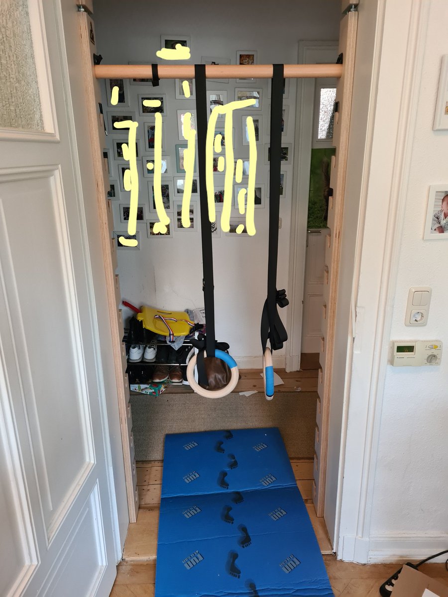 Muecke_Motte's tweet photo. Das Gerät ist übrigens der Hammer! Für große und kleine Kinder und für die Eltern! Wir haben Ringe, eine Babyschaukel und Sprossen -> Spaß für alle! #fatmonkey https://t.co/CPYCd3JhRq
