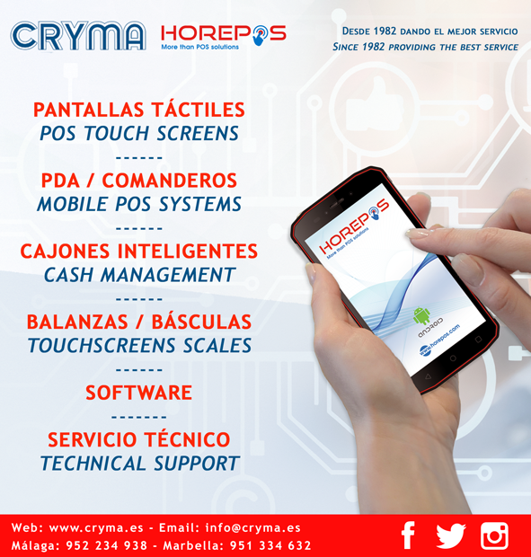 TpvCryma's tweet photo. En Cryma permanecemos abiertos en Navidades (excepto festivos nacionales) y contamos con soluciones para negocios de hostelería, restauración y comercio en general.
En nuestra web podéis ver nuestra gama de productos: https://t.co/xlNam4SCBz https://t.co/lsjEoHQ17A