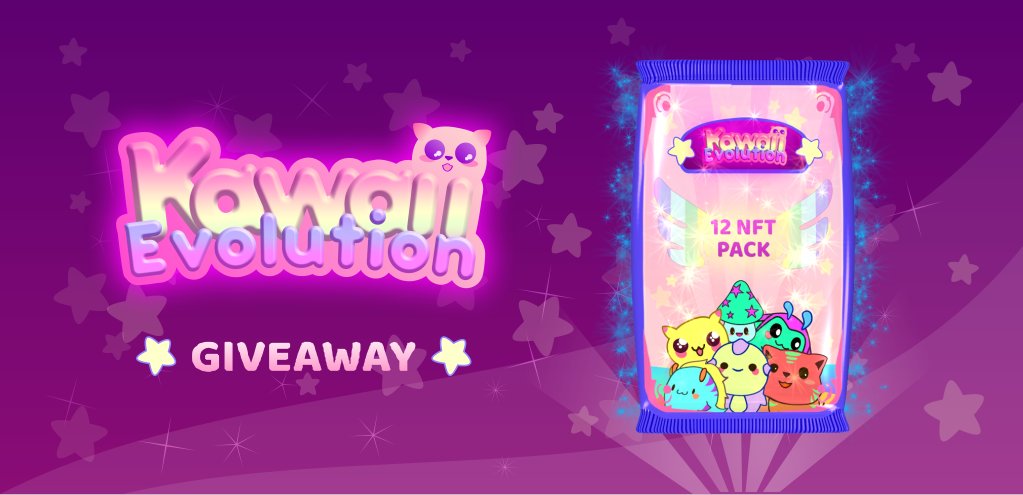 KawaiiEvoNFT's tweet photo. 👋Hey everyone
Giveaway 10 standard packs 🎁

What to do?
1⃣ Follow @KawaiiEvoNFT
2⃣ Like it
3⃣ Retweet it

January 3 we will announce the winners

Good luck Kawaii fam🤗

#Giveaways #NFT #NFTs #NFTCommunity #nftcollector #NFTGiveaway #NFTGame #PlayToEarn #WAXP https://t.co/Cav2MVTjsK