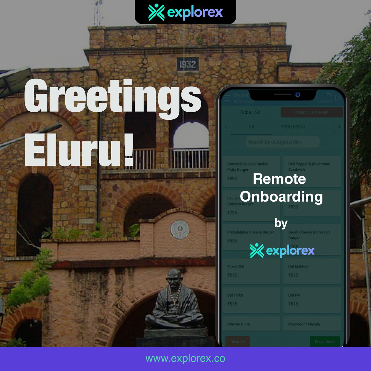 explorex_inc's tweet photo. Bridge by Explorex, now live at Eluru! Now manage all your outlets across various locations from one single dashboard on just a single device of your choice. We cannot wait to keep travelling, so check out https://t.co/PSqjt77t6D for more information!
#digitisedbusiness #startup https://t.co/YQGsofWAQB