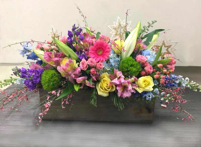 FloweramaColumb's tweet photo. Schiller Park Love Story is the ultimate grand gesture &amp; a stunning show-stopper! The most abundantly lush display of romantic pink, purple, yellow &amp; orange blooms. 
#flowerama #ohioflorist #columbusflorist #freshflowers #luxurydesigns #localdeliveryitem https://t.co/itsz6KEIVN https://t.co/42ohacFzk3