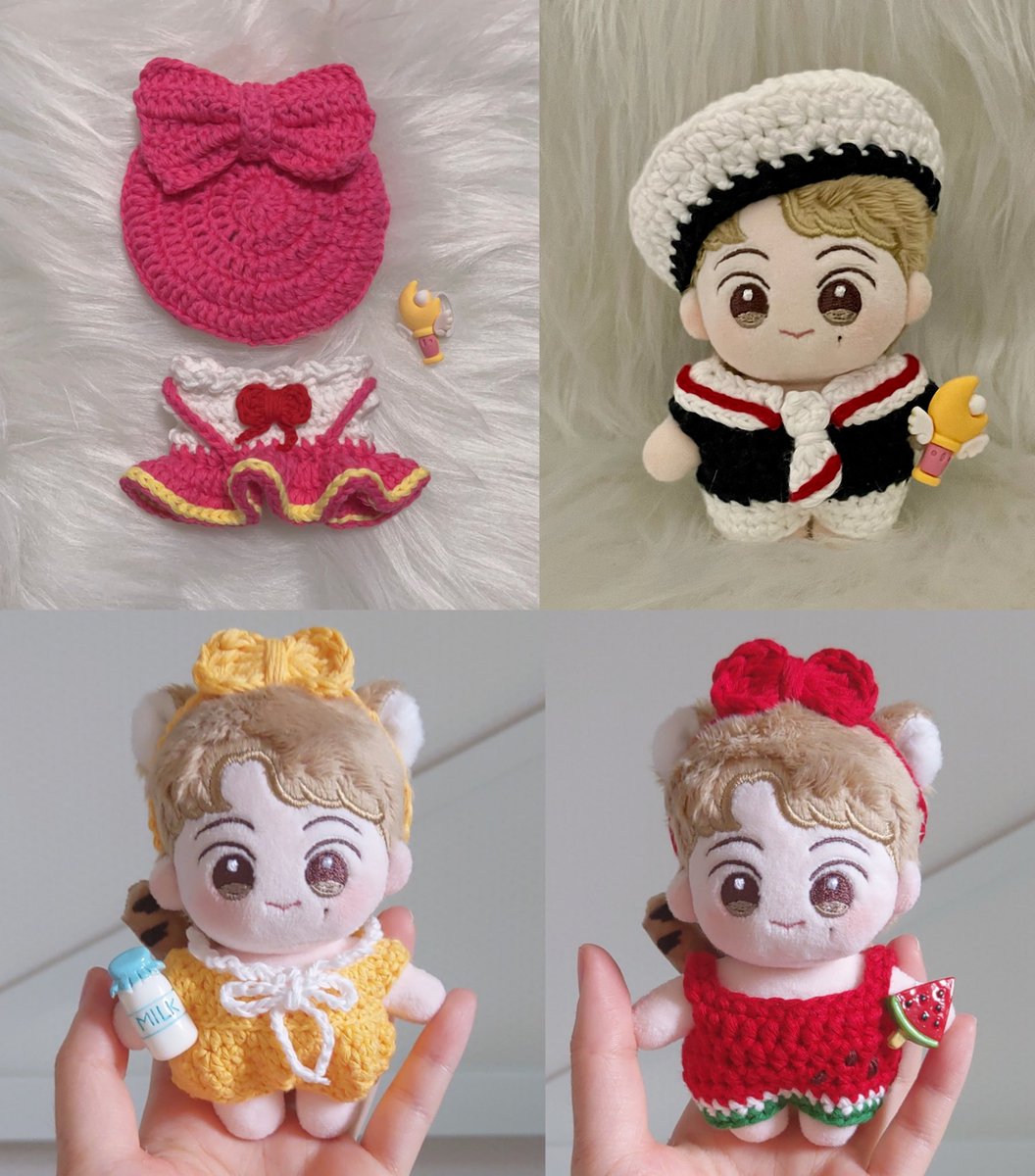 byeolbyeol_shop's tweet photo. ⭐1월 상점 
12.29 낮 12시~1월3일 밤 12시
[RT+팔로추첨] 체리귀도리1set를 드려요!
🐱꼼러 냥러 꼼찌 째미니 쩨노 꼼쥔 치타리 이곰도 툥야 툥냐 달곰 쥬냥
🐻10cm 뜨개 인형옷 판매
모든 장르 상관없이 구매가능해요!
🧸타래의 폼을 확인해주세요❤ https://t.co/JzNiOijdxn