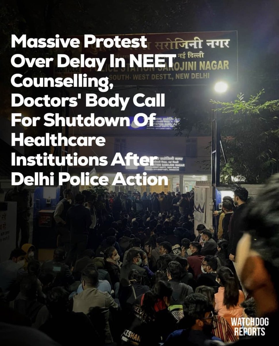 Manish241M's tweet photo. So called protesting farmers can erect semi permanent tents, block highways, cause revenue loss worth thousands of crores, storm lal kila &amp; install khalistan flag &amp; what not.
But 
Doctors can’t even protest peacefully.
#ExpediteNEETPGCounselling2021 #neetpg2021counselling #NEET https://t.co/oqOpXUhIeP