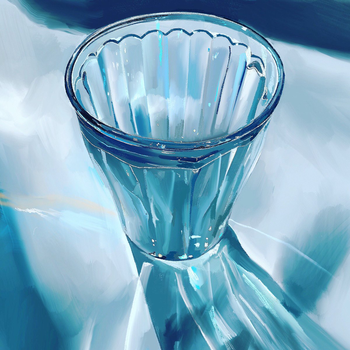 no humans still life reflection blurry shiny transparent cup  illustration images