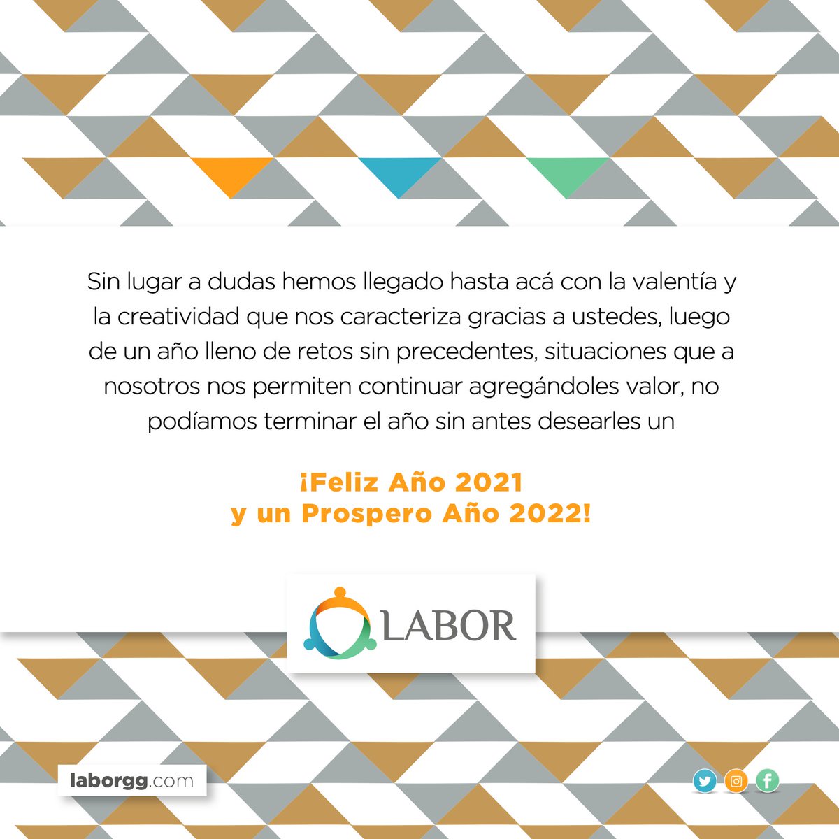 LaborGG's tweet image. ¡Desde #LaborGG les deseamos a todos un maravilloso año 2022!