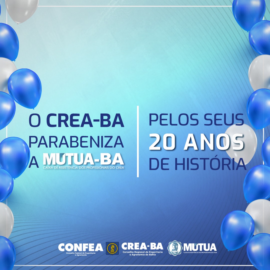 CreaBahia's tweet photo. No dia de hoje celebramos 20 anos da Mútua-BA, o braço assistencial do Sistema Confea/Crea.
O Crea-BA tem orgulho de homenagear a Mútua, que nesses 20 anos tem contribuído para facilitar a vida dos profissionais por meio dos seus convênios e parcerias.
#mutuaba #creaba #confea https://t.co/kQpWRR5afm