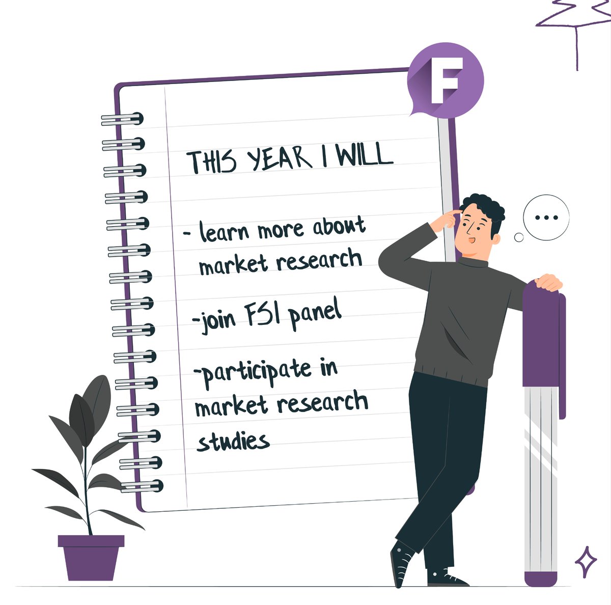 Do you believe in New Year’s resolutions?

In case you do, please add to your list three very important ones 😊

- Learn more about market research
- Join FSI panel
- Participate in market research studies

fieldscopeint.com

#datacenter #dataanalysis
#dataanalyst