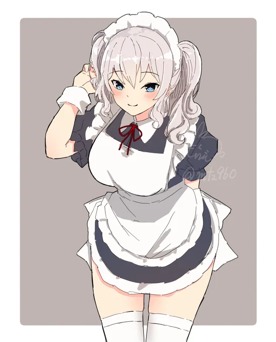 メイド鹿島かわいい 