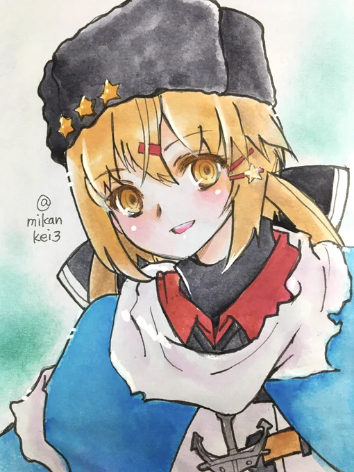 タシュケントです♪ 1937年12月28日進水! #艦これ版深夜の真剣お絵描き60分一本勝負 #艦これ版真剣お絵描き60分一本勝負_20211228 #タシュケント #艦これ #進水日 