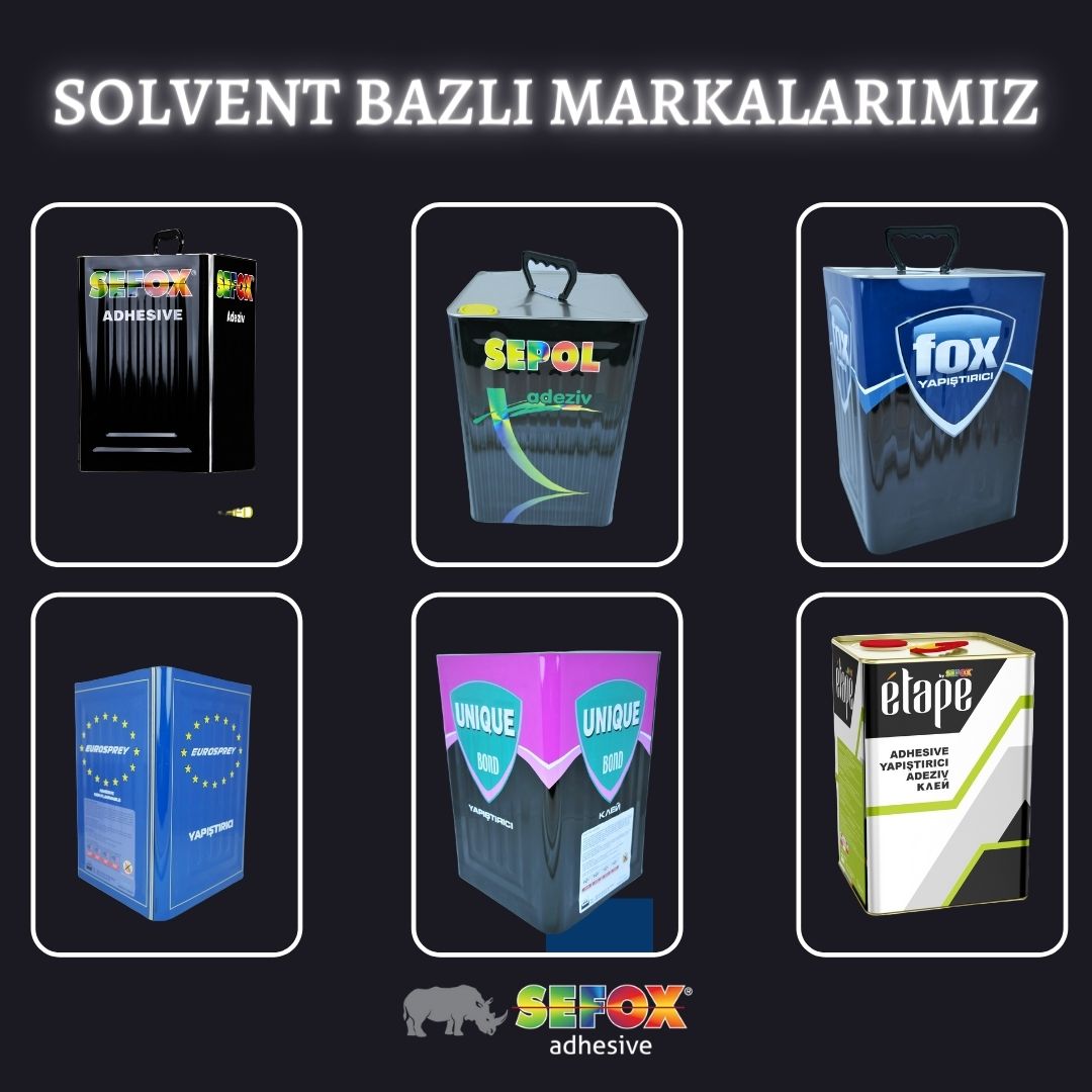 📌 Markalarımız / Our Brands
▪️Sefox
▪️Sepol
▪️Fox
▪️Uniquebond
▪️Eurosprey
▪️Etape
#yapıştırcı #yatak #mobilya #sefox #sefoxyapıştırıcı #sefoxhotmelt #sefakimya #adhesive #bed #furniture #sefoxadhesive #sefachemical