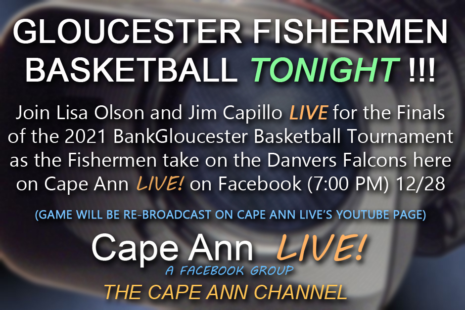 capeannlive's tweet photo. Join Lisa and Jim on Cape Ann LIVE! from the Ben Smith Gymnasium LIVE tonight for the Finals of the 2021 BankGloucester Holiday Basketball Tourney!

Please join the Group and share! https://t.co/3q8xmeuFx4