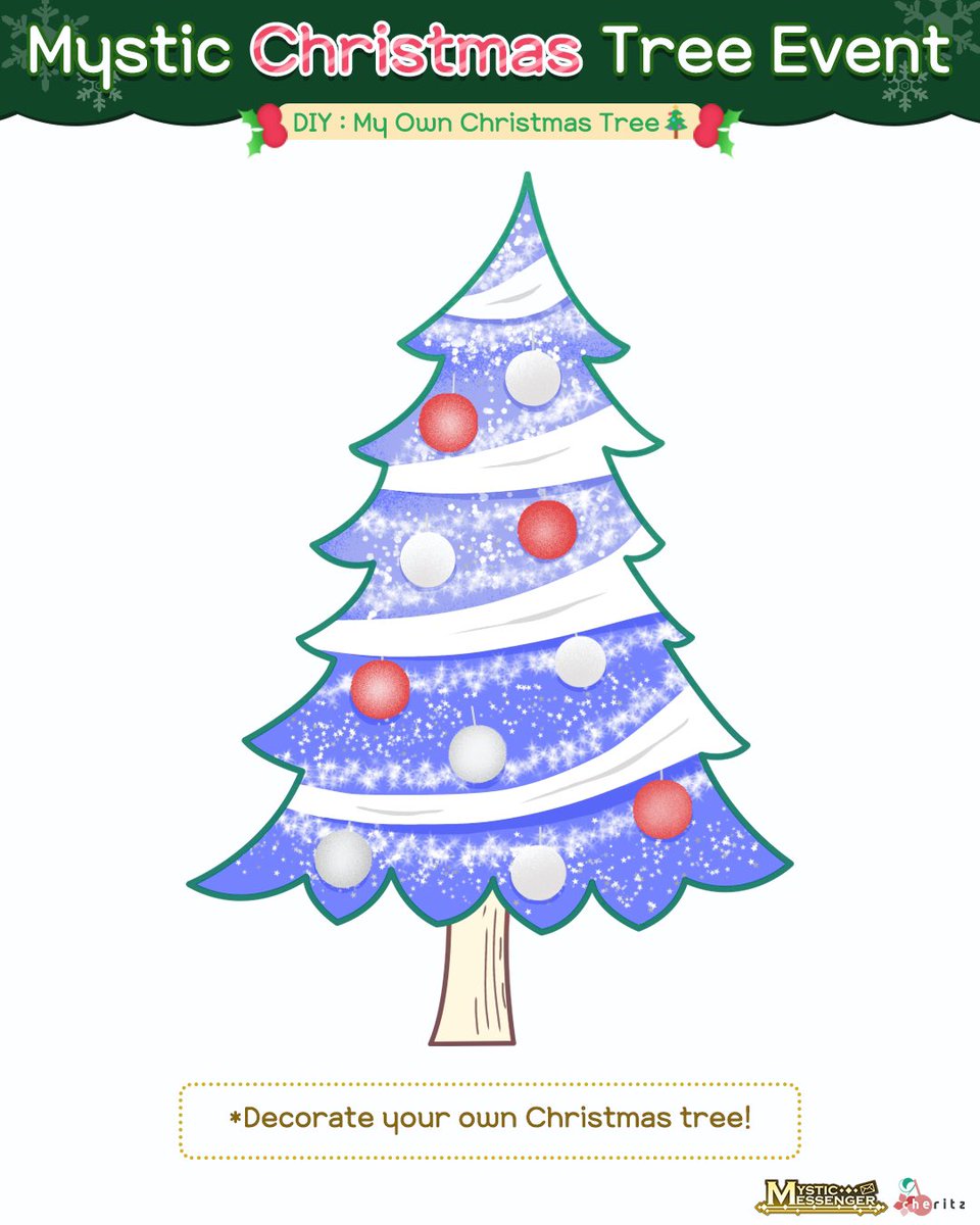 Melody_chara's tweet photo. Happy holidays with RFA๐
#MM_Tree_DIY https://t.co/r6uxPDjCol