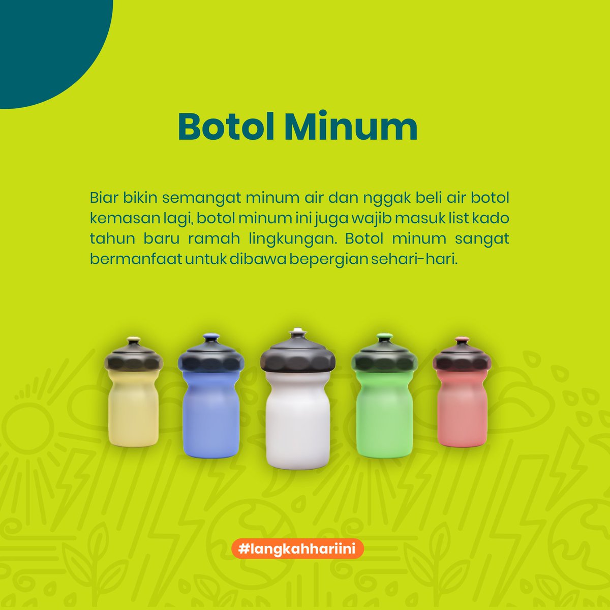ngertiiklim's tweet photo. Mau merayakan tahun baru dengan bertukar kado sama teman/keluarga? Produk-produk ini bisa jadi pilihan menarik untuk isi kadomu, sekaligus ngajak orang-orang terdekatmu supaya makin semangat jalanin aksi #langkahhariini.

#ngertiiklim
#langkahhariini
#idekado
#ramahlingkungan https://t.co/aIYFH0bZAf