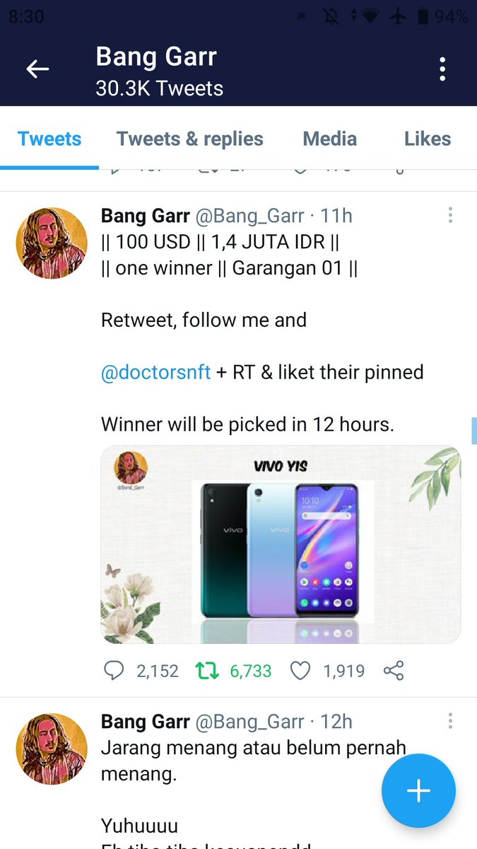 Mahakamriver's tweet photo. @Bang_Garr @doctorsnft Sudah 👍 https://t.co/81sm9f7FHI